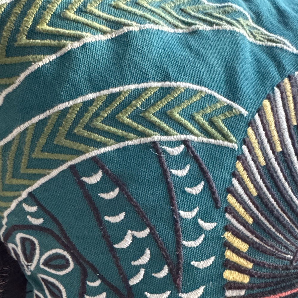 Target Opalhouse Mandrill Embroidered Accent Pillow - Picture 3 of 7